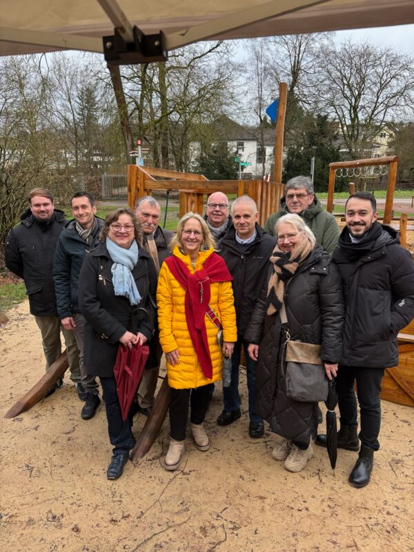 Mitglieder SPD-Fraktion mit Frau Vorndamme