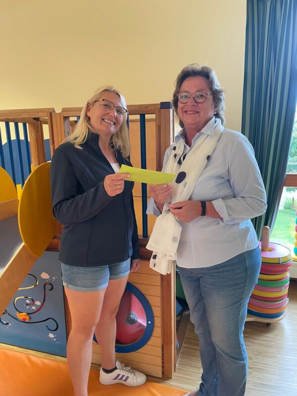 Spendenübergabe Kita Pusteblume