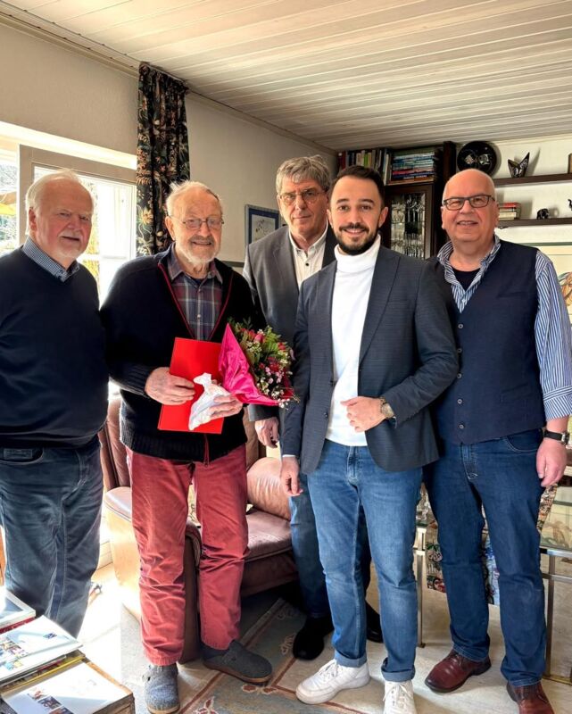 Schon 60 Jahre dabei - Siegfried Holzgräwe